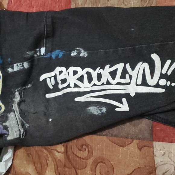 Rutherford mens painted black 👖 jeans - Picture 9 of 13